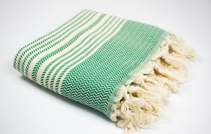 Green New - %100 Original Turkish Cotton Towels