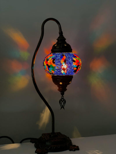 TURKISH MOSAIC SWAN LAMPS - LDY71080