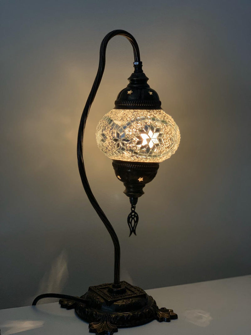 TURKISH MOSAIC SWAN LAMPS - LDY6554