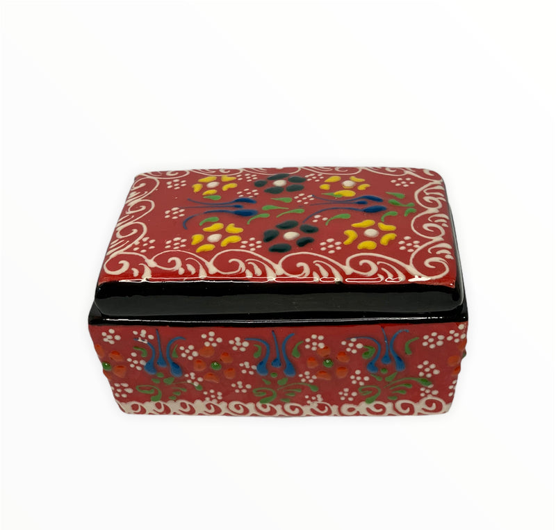 Turkish Ceramic Rectangle Jewelry Box