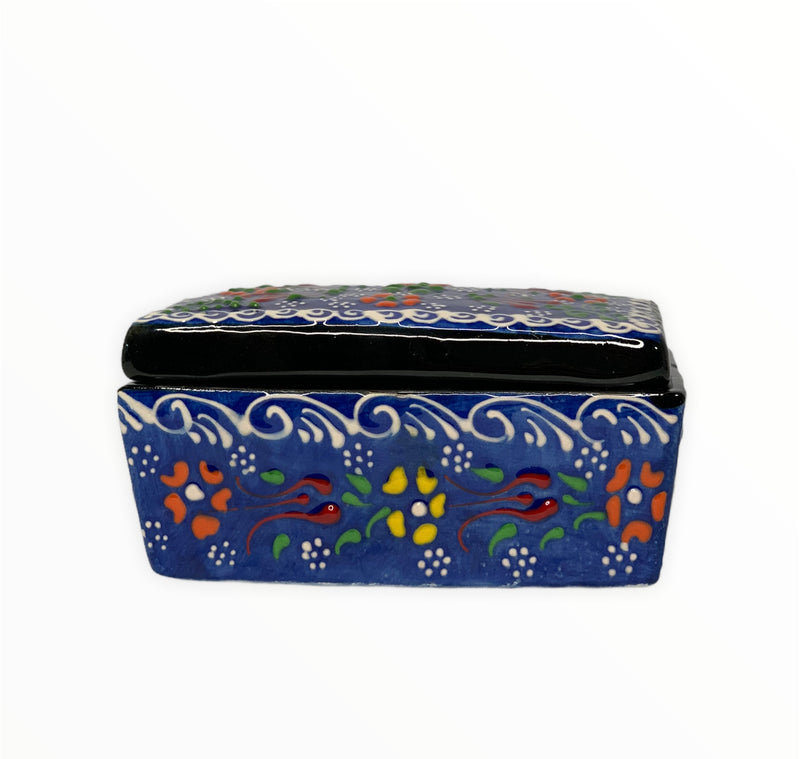 Turkish Ceramic Rectangle Jewelry Box