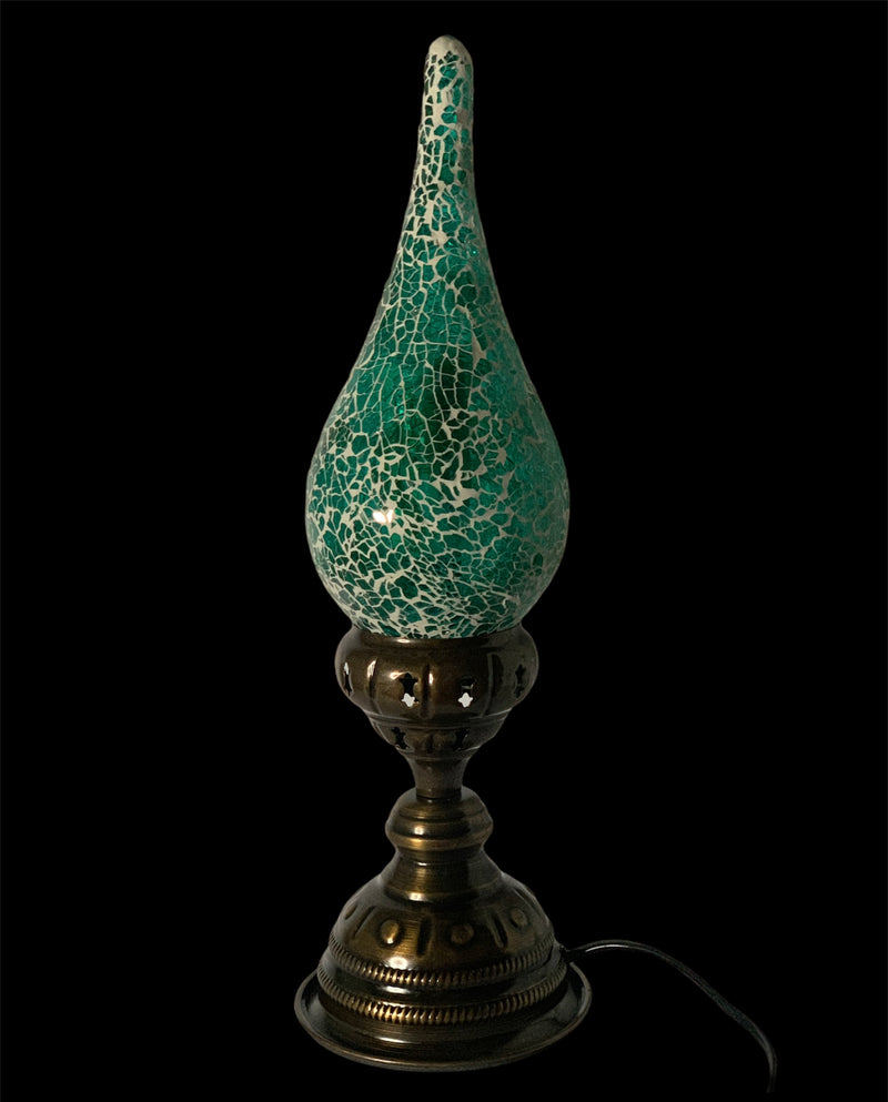 TURKISH TABLE LAMP-LIGHT BLUE