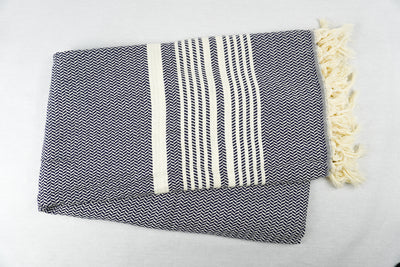 %100 Original Turkish Cotton Towels - Navy New