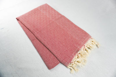 %100 Original Turkish Cotton Towels - Diamond Pink