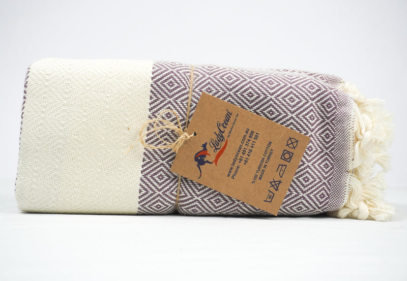 Purple Diamond - %100 Original Turkish Cotton Towels