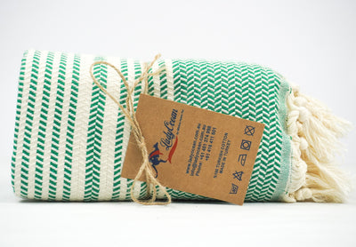 Green New - %100 Original Turkish Cotton Towels
