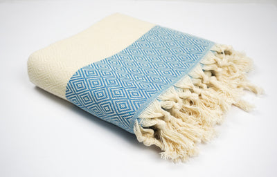 Blue Diamond - %100 Original Turkish Cotton Towels