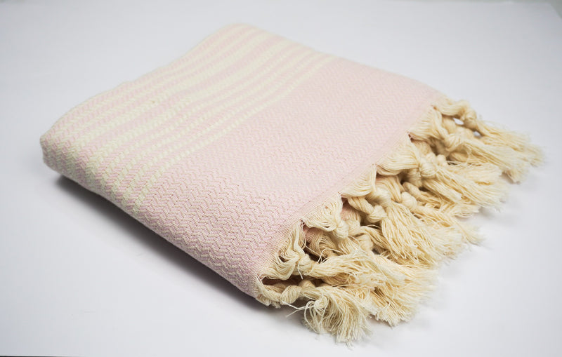 Light Pink New - %100 Original Turkish Cotton Towels
