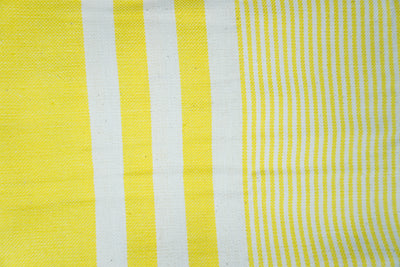 Yellow White Stripes - %100 ORIGINAL TURKISH COTTON TOWELS