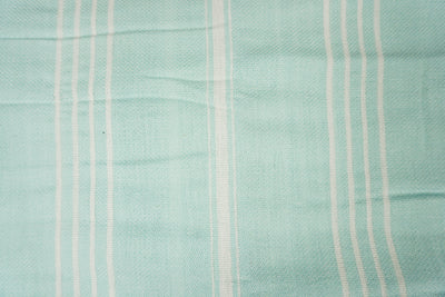 Light Blue White Stripes - %100 ORIGINAL TURKISH COTTON TOWELS