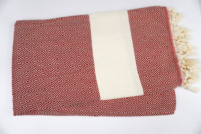 Pure Red Diamond - %100 Original Turkish Cotton Towels