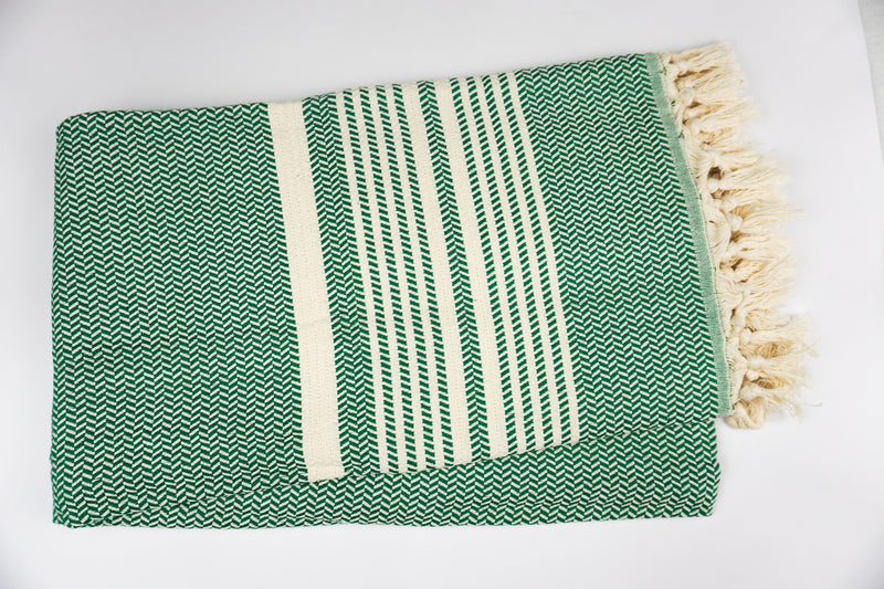 Green New - %100 Original Turkish Cotton Towels