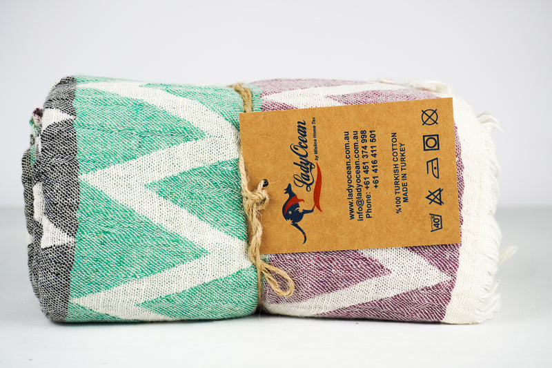 %100 Original Turkish Cotton Towels - Kilim Special