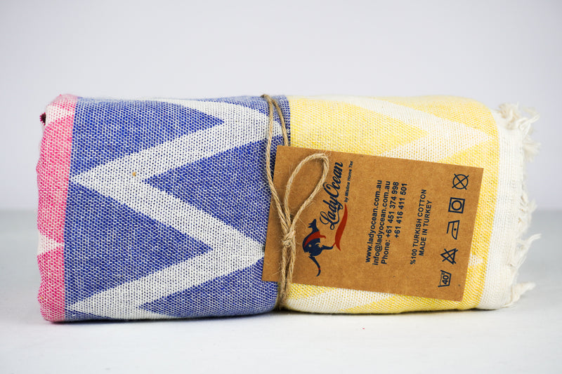 %100 Original Turkish Cotton Towels - Kilim Special
