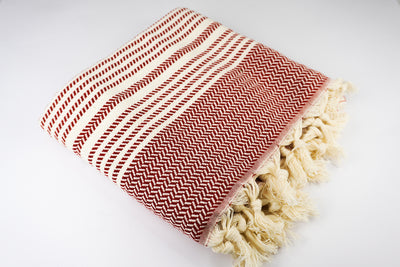 Red New - %100 Original Turkish Cotton Towels