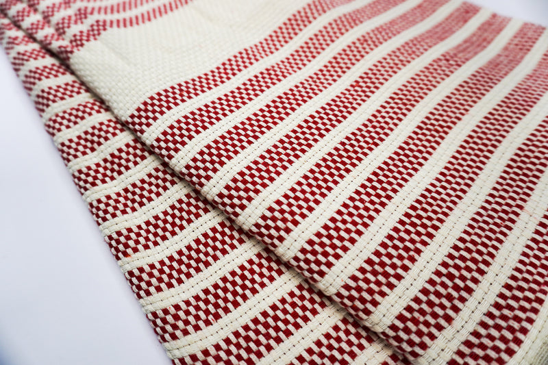 Dark Green Square Stripes - %100 Original Turkish Cotton Towels