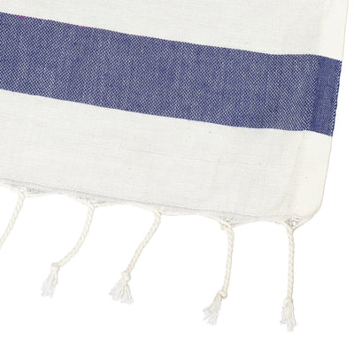 %100 ORIGINAL TURKISH COTTON TOWELS - PINK CREAM NAVY STRIPES