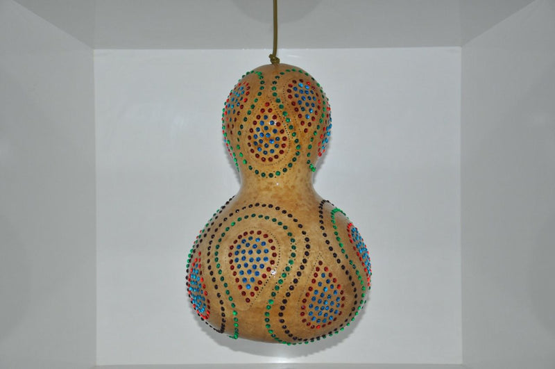 Hand Made Gourd Lamp - Sealing