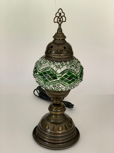 Turkish Table Lamp - B2 - Traditional Green