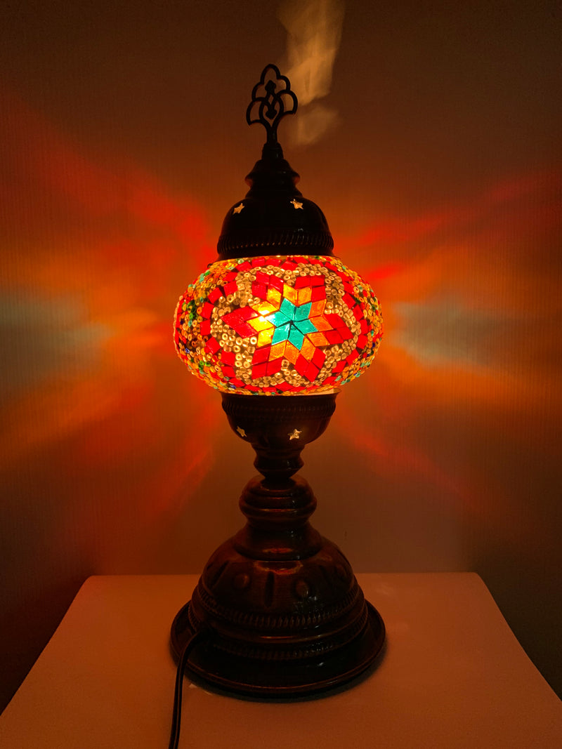 Turkish Table Lamp - B2 - Rainbow Star