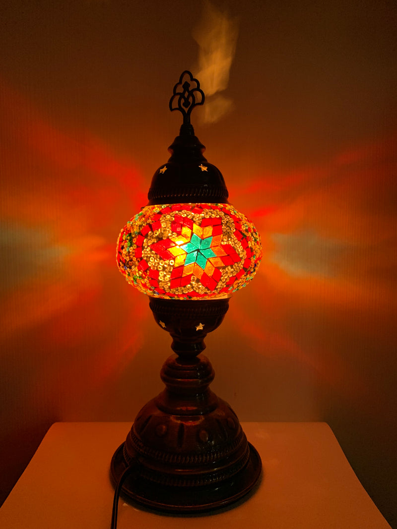 Turkish Table Lamp - B2 - Rainbow Star