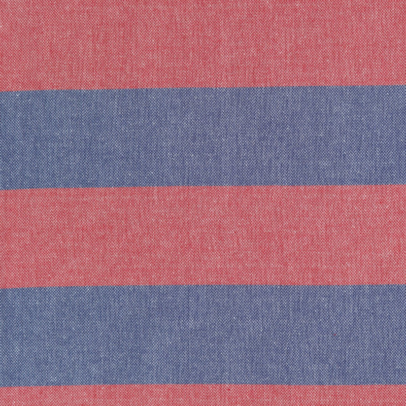 %100 ORIGINAL TURKISH COTTON TOWELS - RED NAVY STRIPES