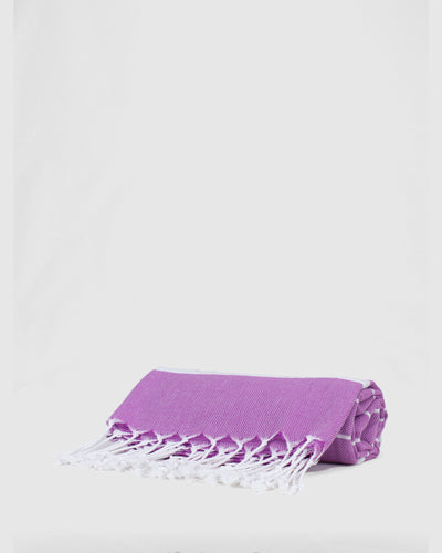 %100 ORIGINAL TURKISH COTTON TOWELS -PURPLE-