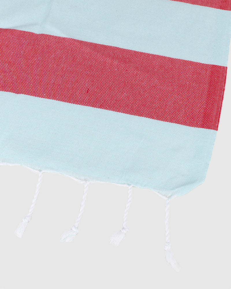 %100 ORIGINAL TURKISH COTTON TOWELS -BLUE-RED-