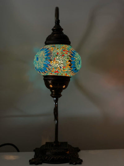 TURKISH MOSAIC SWAN LAMPS