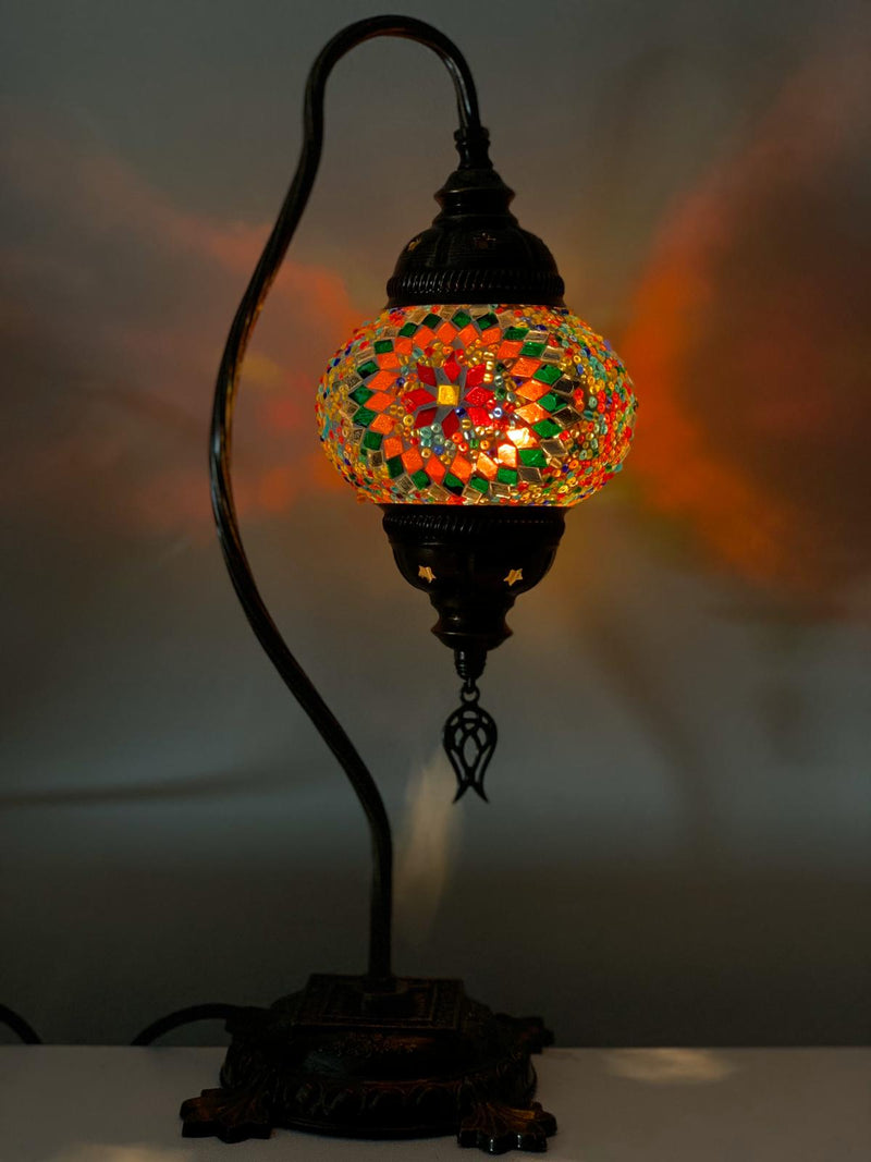 TURKISH MOSAIC SWAN LAMPS - LDY0225