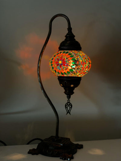 TURKISH MOSAIC SWAN LAMPS - LDY0225