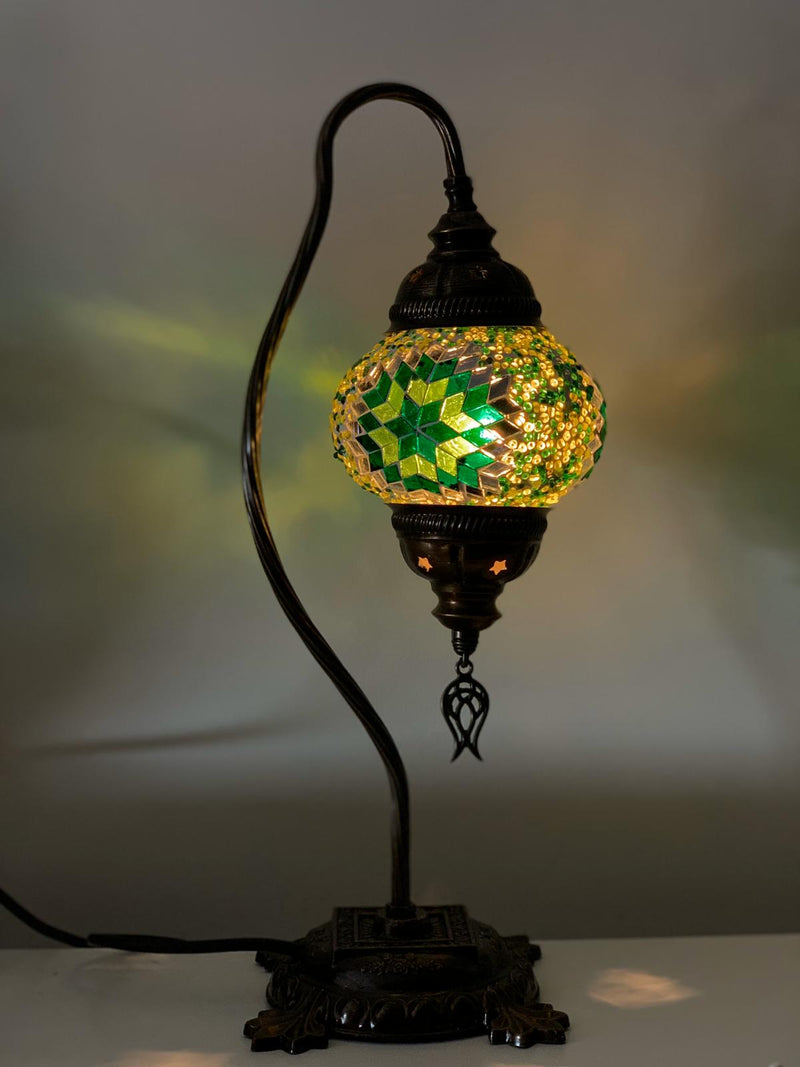 TURKISH MOSAIC SWAN LAMPS - LDY4571