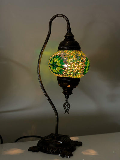 TURKISH MOSAIC SWAN LAMPS - LDY4571