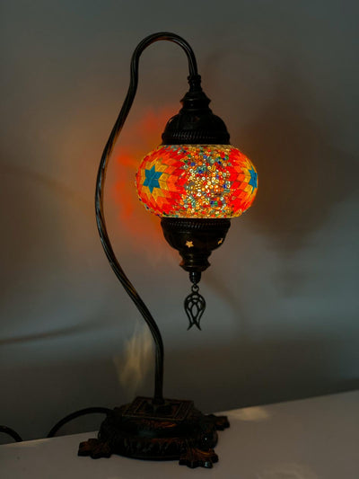 TURKISH MOSAIC SWAN LAMPS - LDY00022