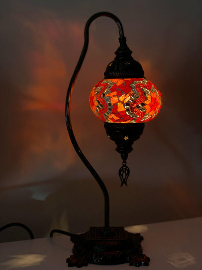 TURKISH MOSAIC SWAN LAMPS - LDY7654