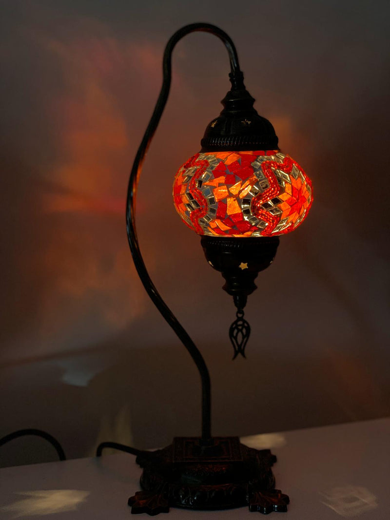 TURKISH MOSAIC SWAN LAMPS - LDY7654