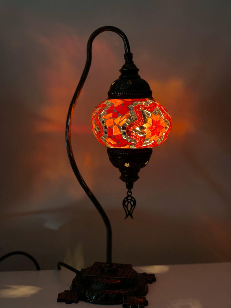 TURKISH MOSAIC SWAN LAMPS - LDY7654