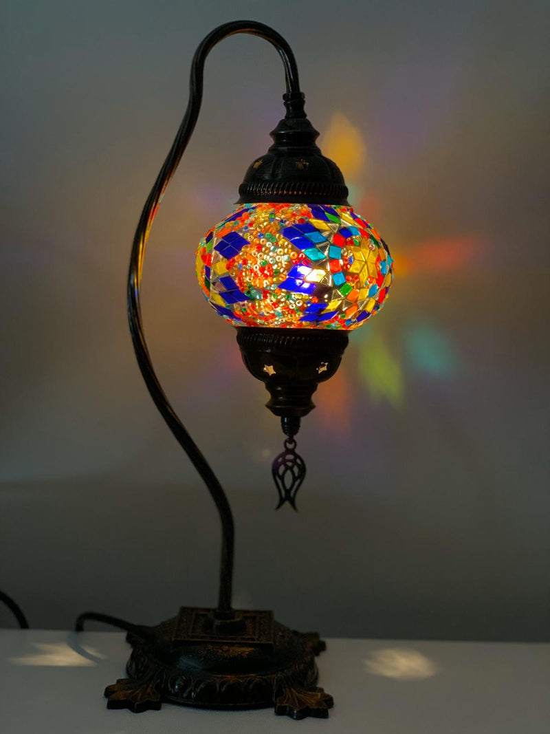 TURKISH MOSAIC SWAN LAMPS - LDY0053