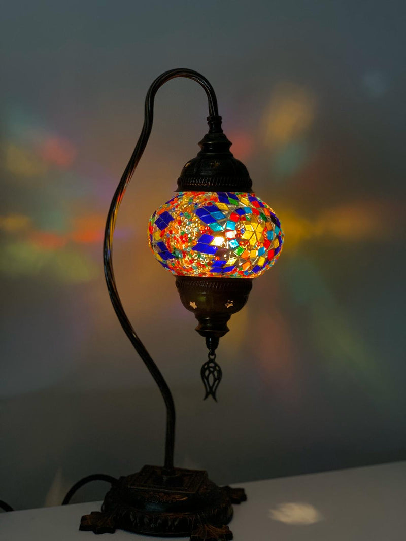 TURKISH MOSAIC SWAN LAMPS - LDY0053