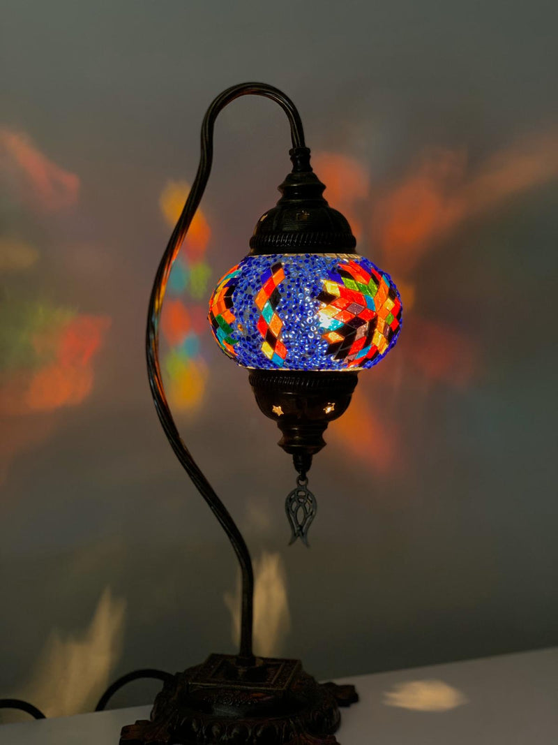 TURKISH MOSAIC SWAN LAMPS - LDY71080