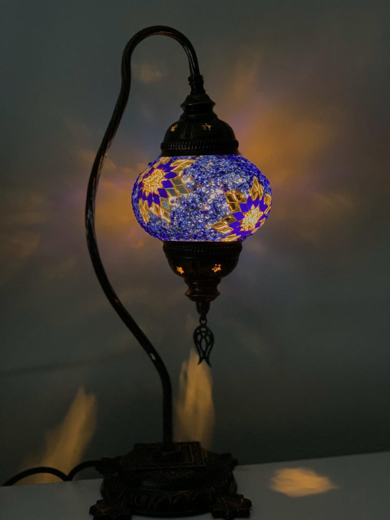 TURKISH MOSAIC SWAN LAMPS - LDY0051