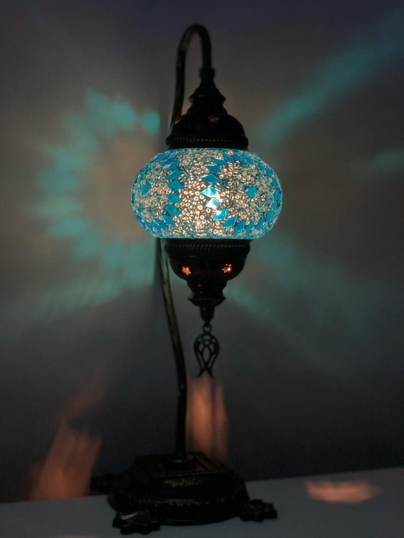 TURKISH MOSAIC SWAN LAMPS - LDY7898