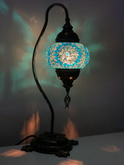 TURKISH MOSAIC SWAN LAMPS - LDY7898