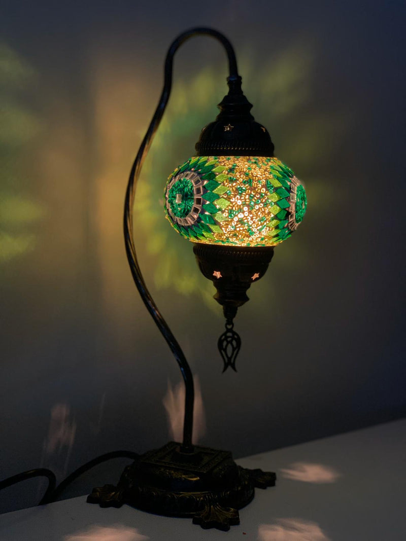 TURKISH MOSAIC SWAN LAMPS (LIMITED EDITION & QUANTITY) - LDY43680