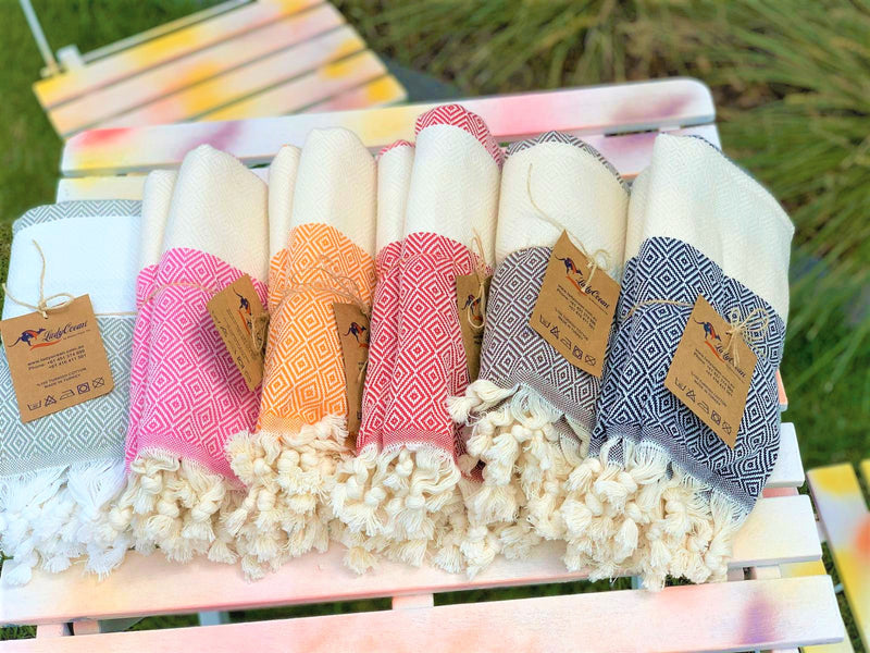 %100 Original Turkish Cotton Towels -NavyBlue-