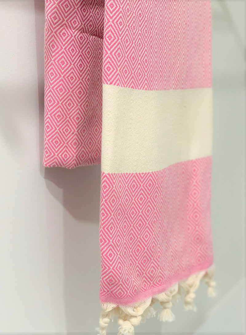 %100 Original Turkish Cotton Towels -GirlPink-