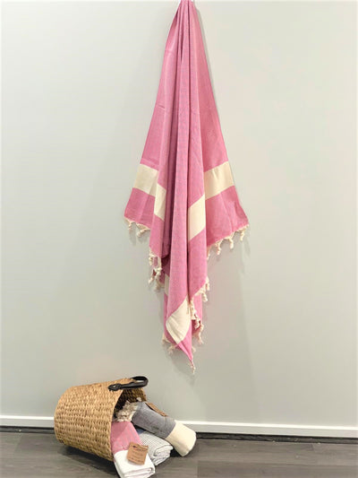 %100 Original Turkish Cotton Towels -GirlPink-