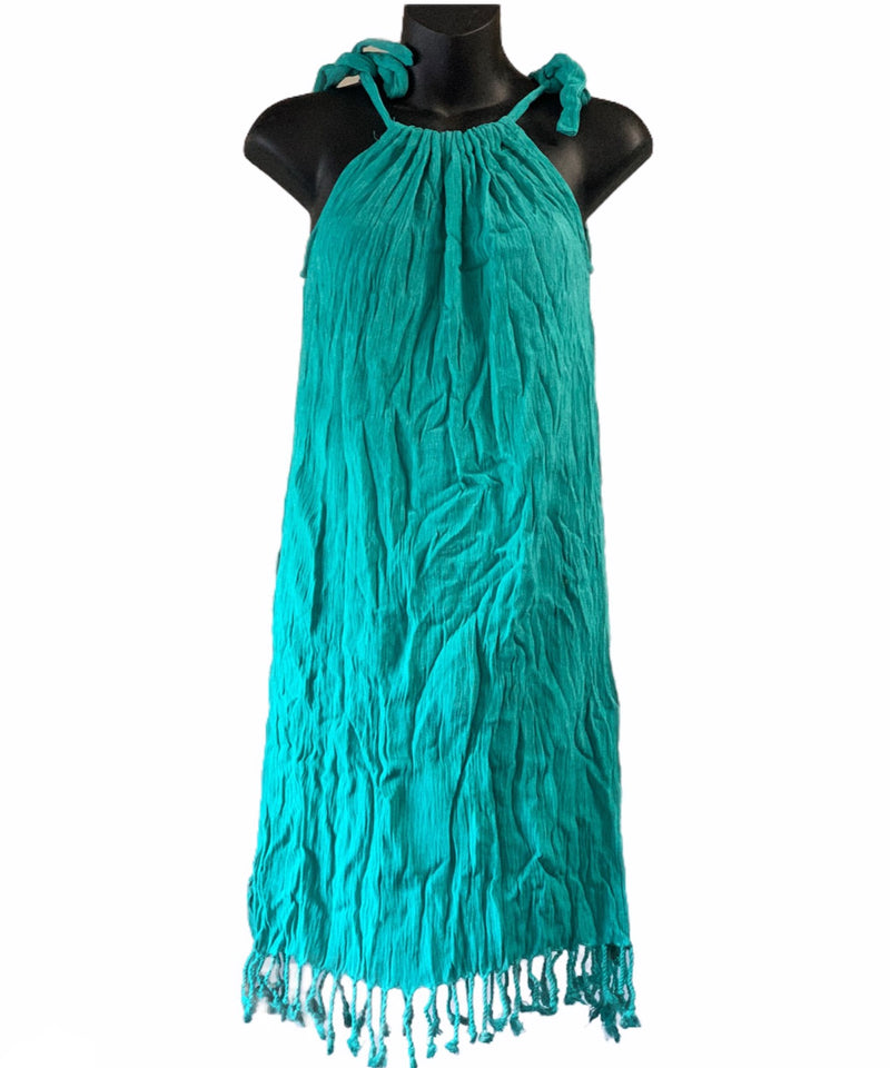 Pesh Beach Dress by Miss LO - Turquoise