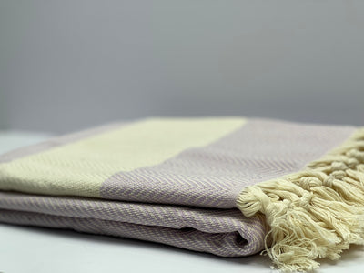 Purple Shark Zigzag - %100 Original Turkish Cotton Towels