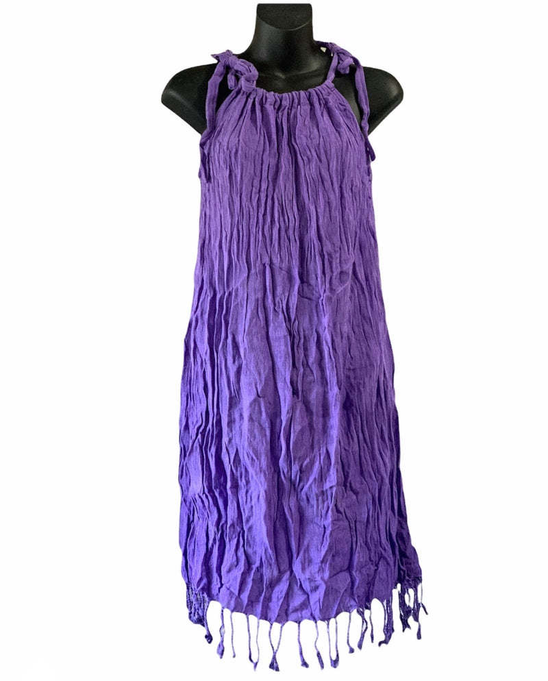 Pesh Beach Dress by Miss LO - Purple